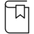 Icon: book with a bookmark