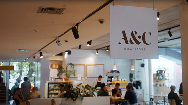 A&C Homestore - interior shot of a cafe