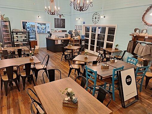 Interior of the Goat Horn Cafe, Waipawa