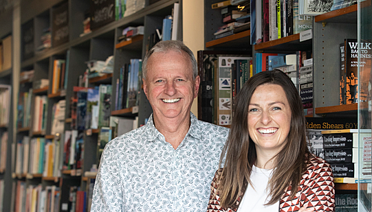 David and Jenny Hedley, of Hedley's Books in Masterton.