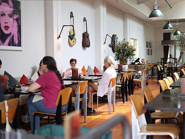 Interior of Mister D Bistro in Napier