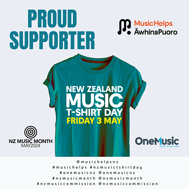 New Zealand Music T-Shirt Day 2024